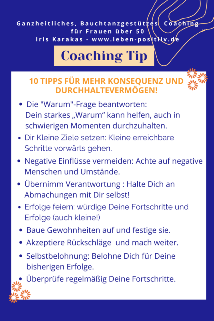 Tipps Konsequenz und Durchhaltevermögen